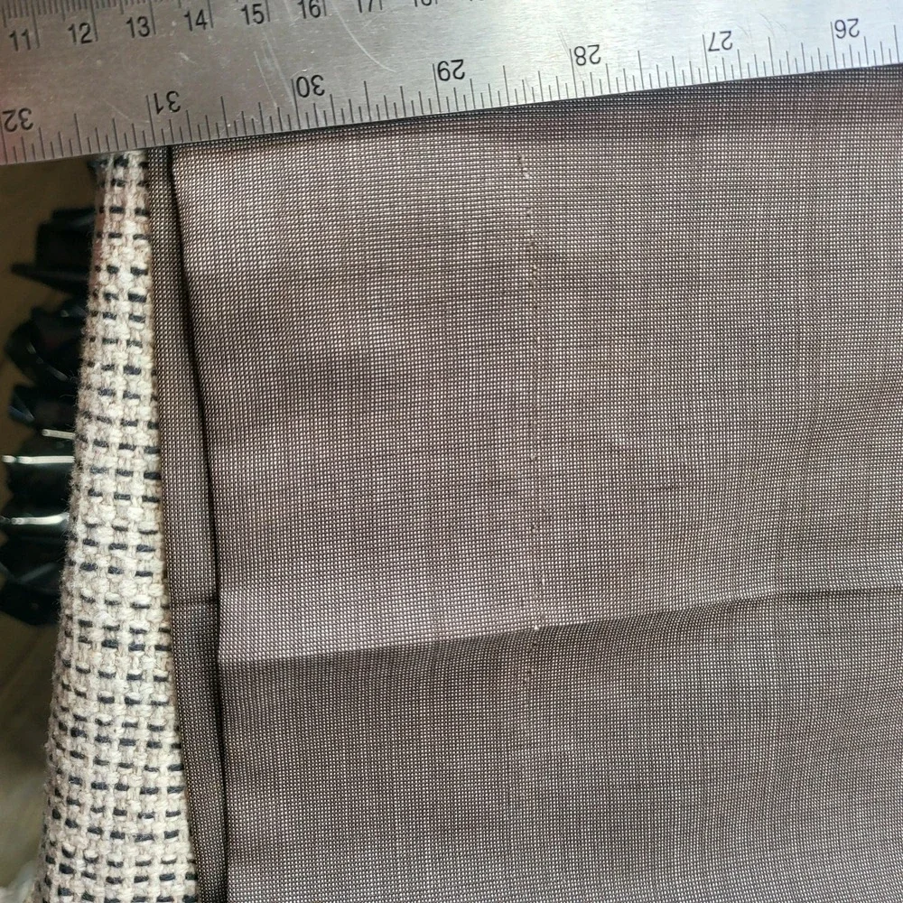 Zanella Devon Dress Pants Mens 38x30 Gray Wool Flat‎ Front Made In Italy